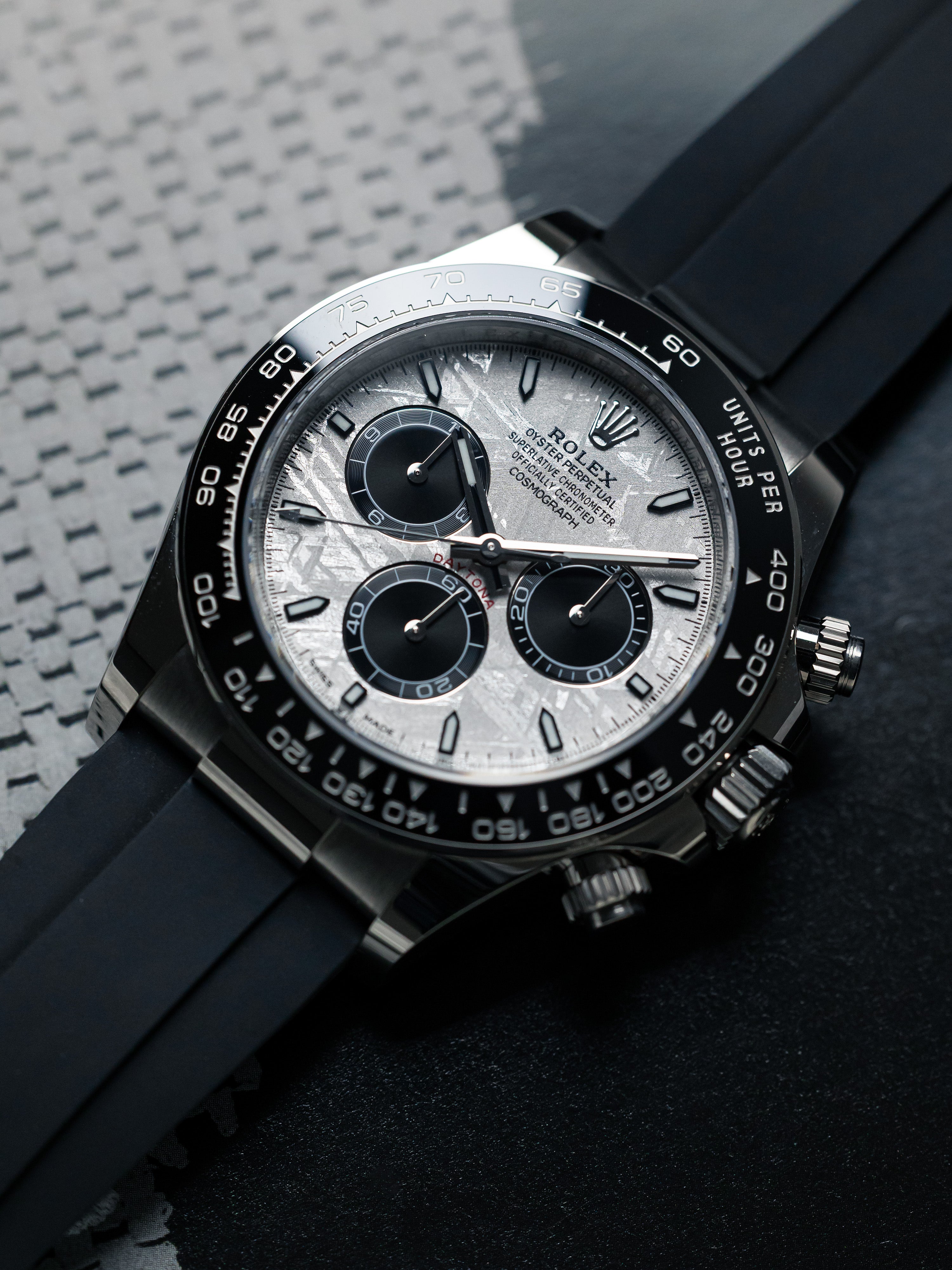 2025 Rolex Daytona White Gold Meteorite Dial