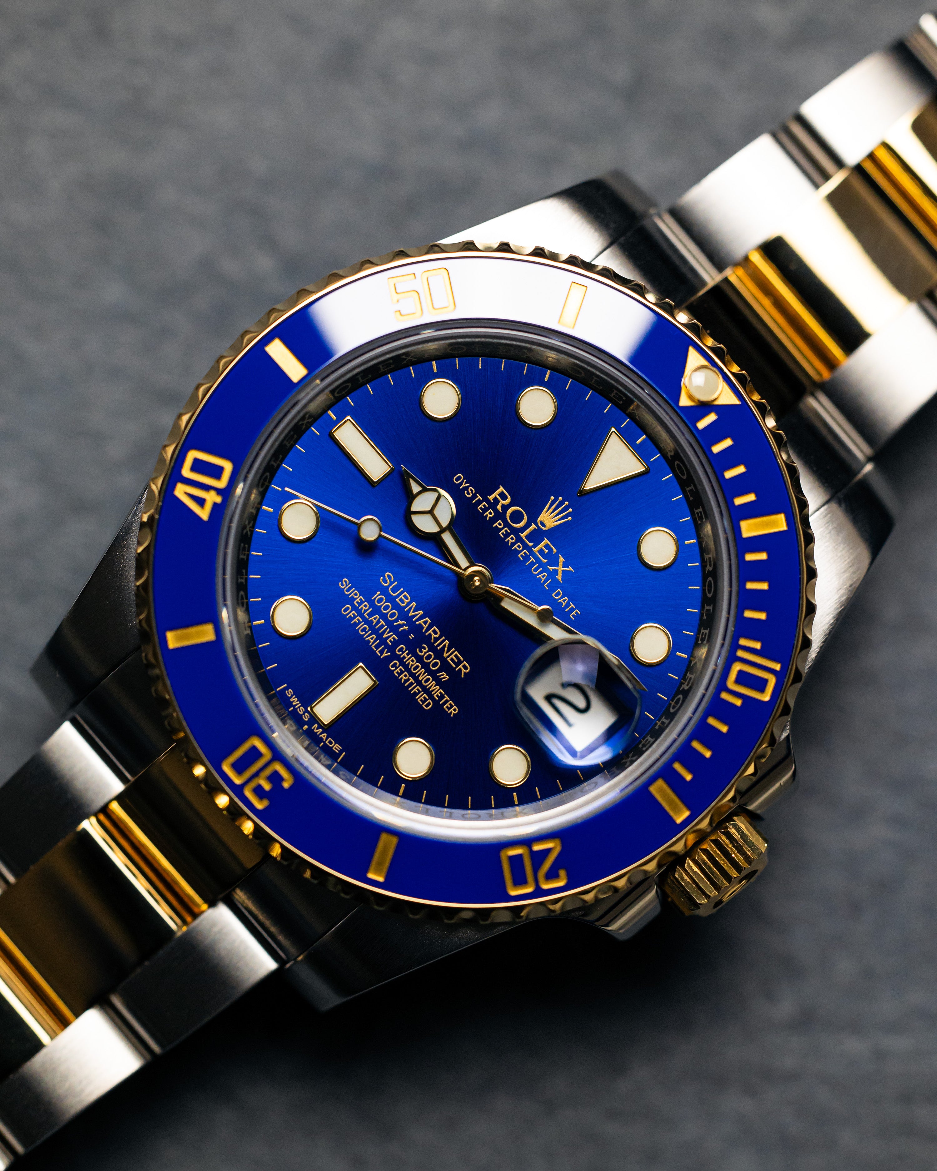 2015 Rolex Submariner Date Two-tone Bluesy