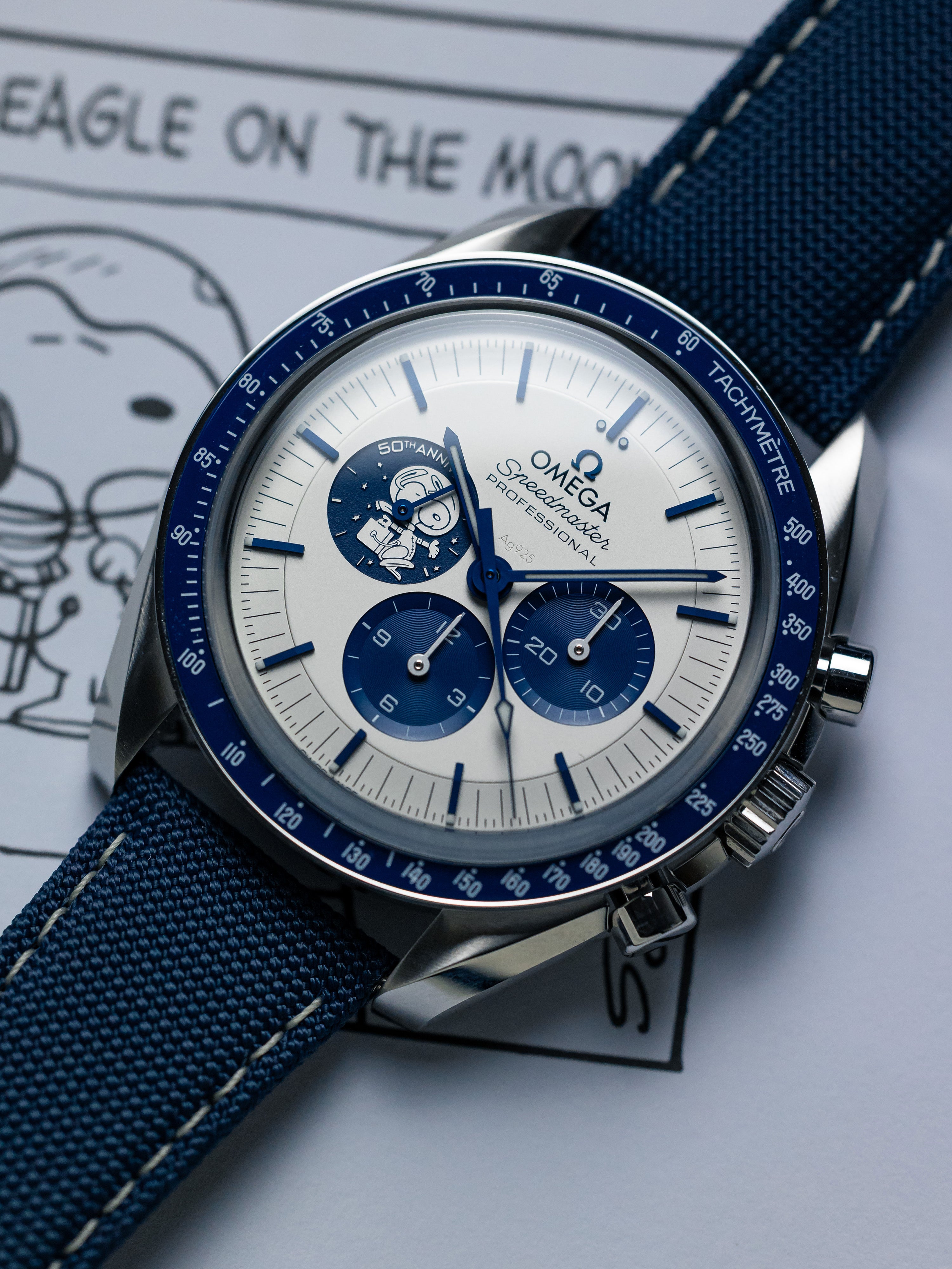 2025 Omega Speedmaster Silver Snoopy Award’50th Anniversary’