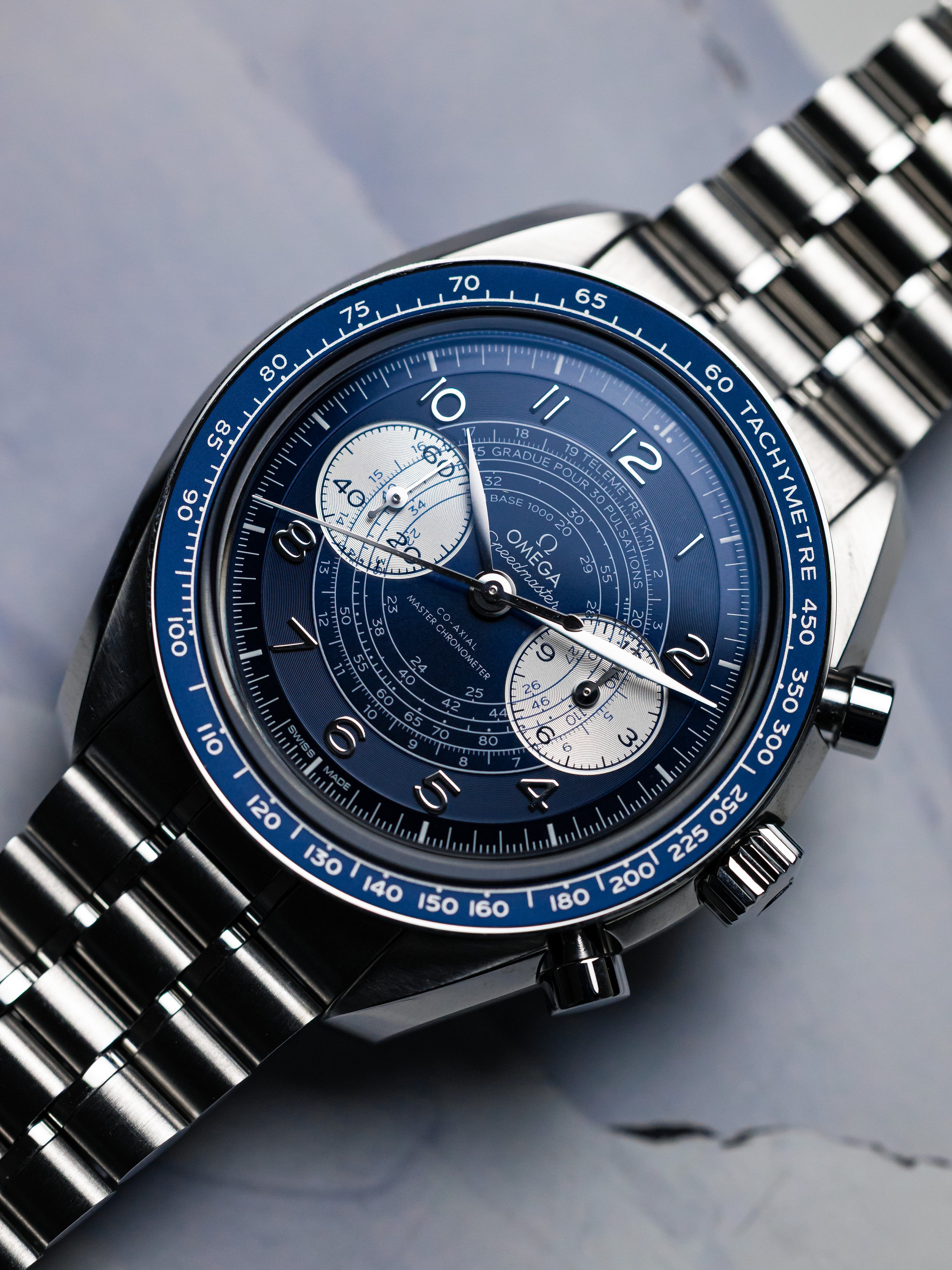 2022 Omega Speedmaster Chronoscope Blue