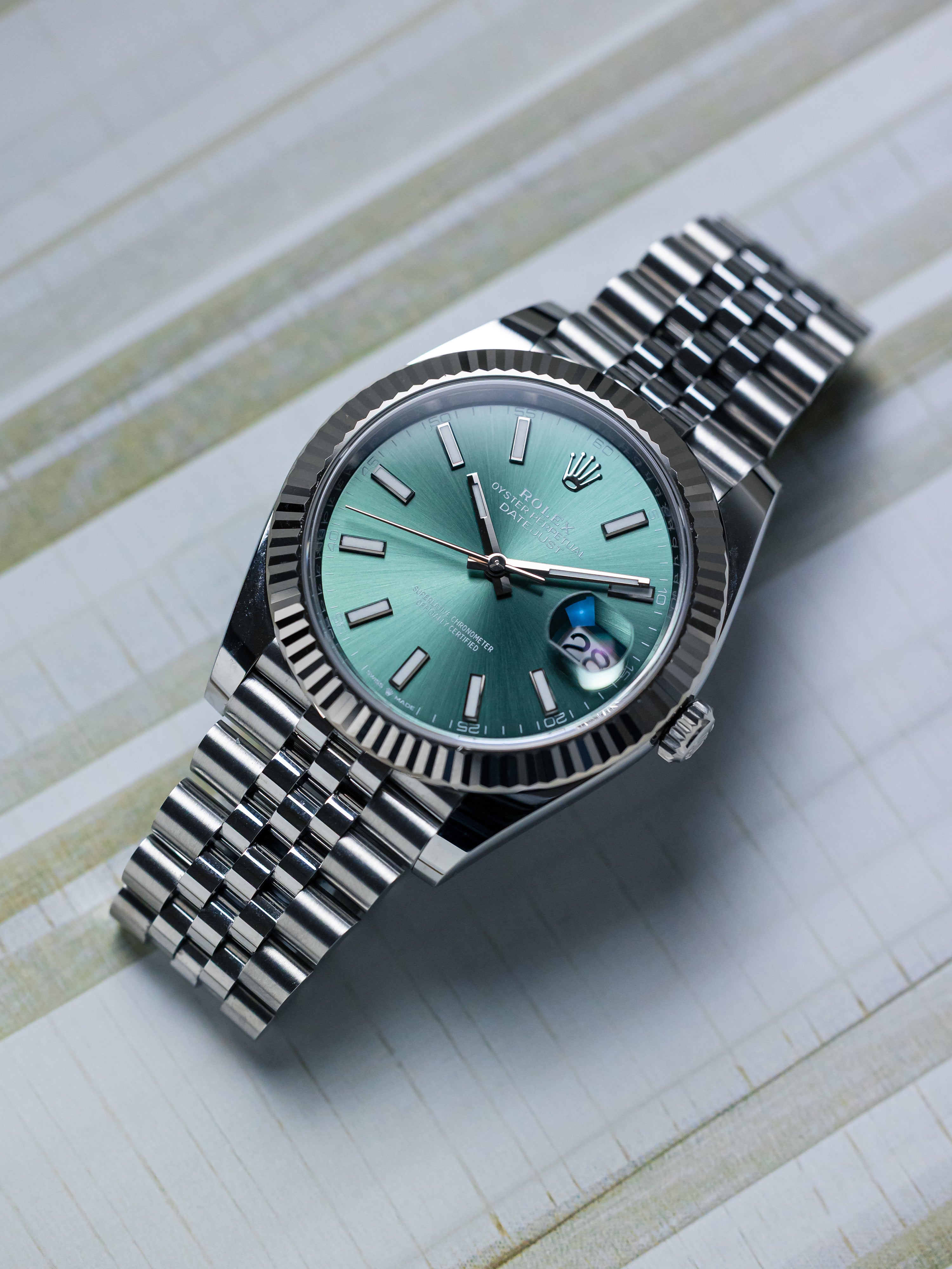 2024 Rolex Datejust 41 Mint Green Dial