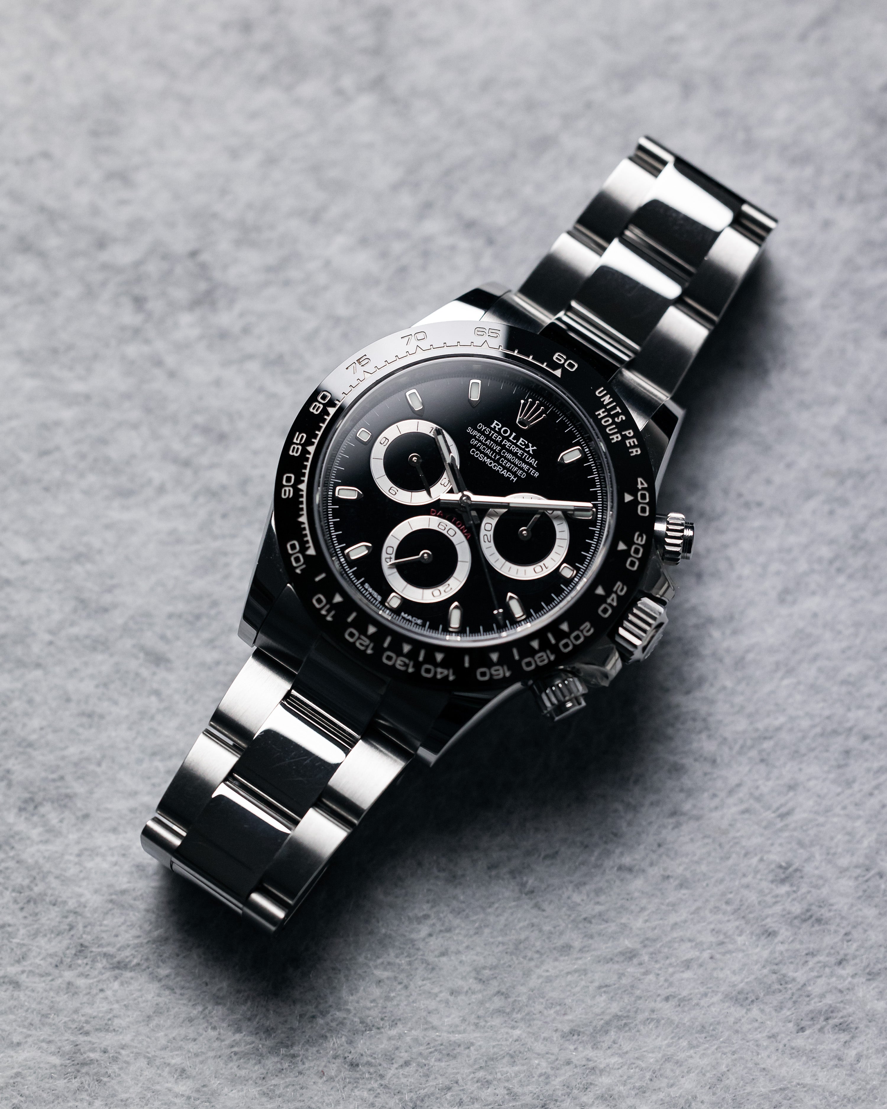 2022 Rolex Daytona Black Dial (Discontinued)