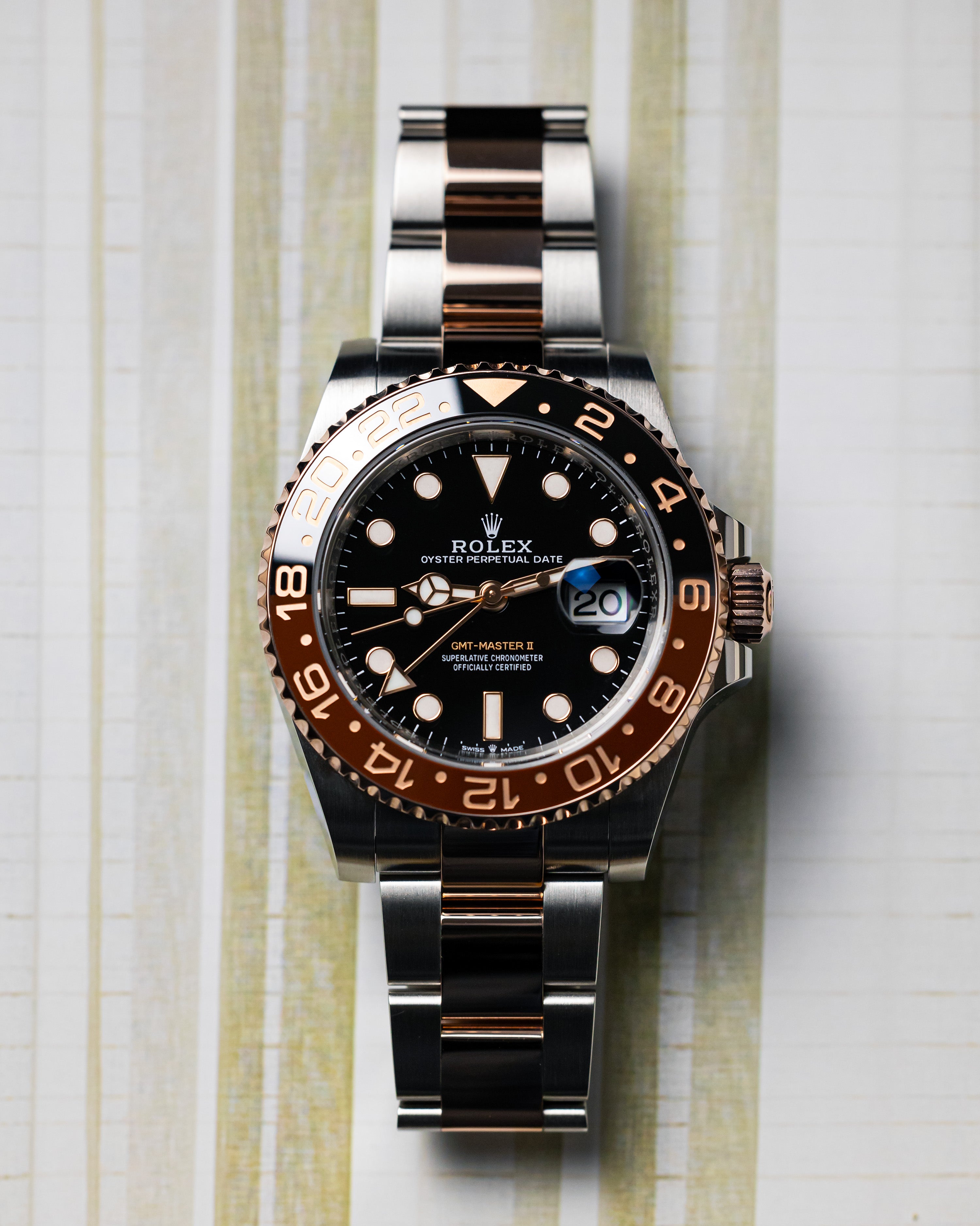 2025 Rolex GMT2 Two-tone Rootbeer