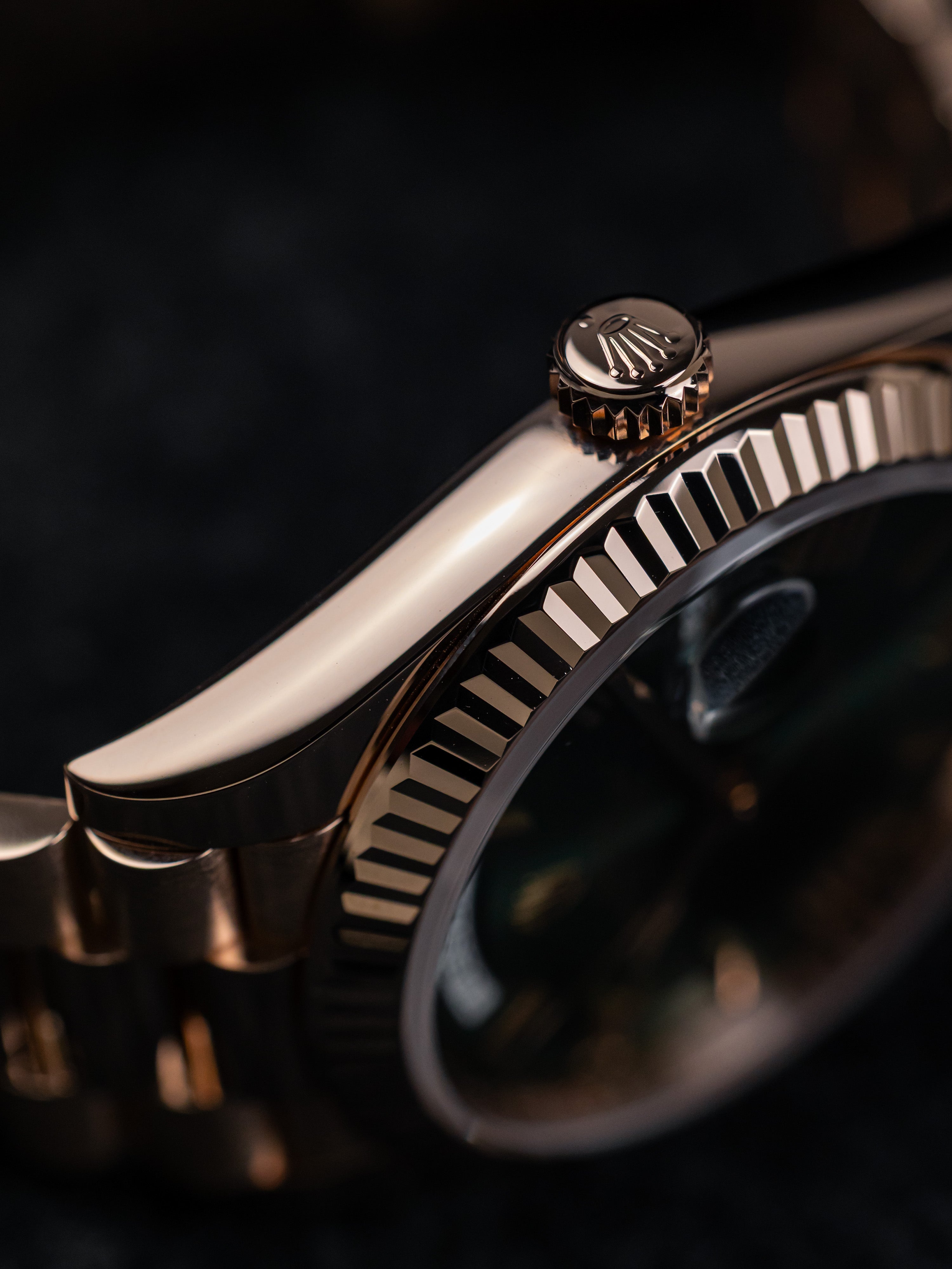 2021 Rolex Day-Date 40mm Rose Gold Olive Dial