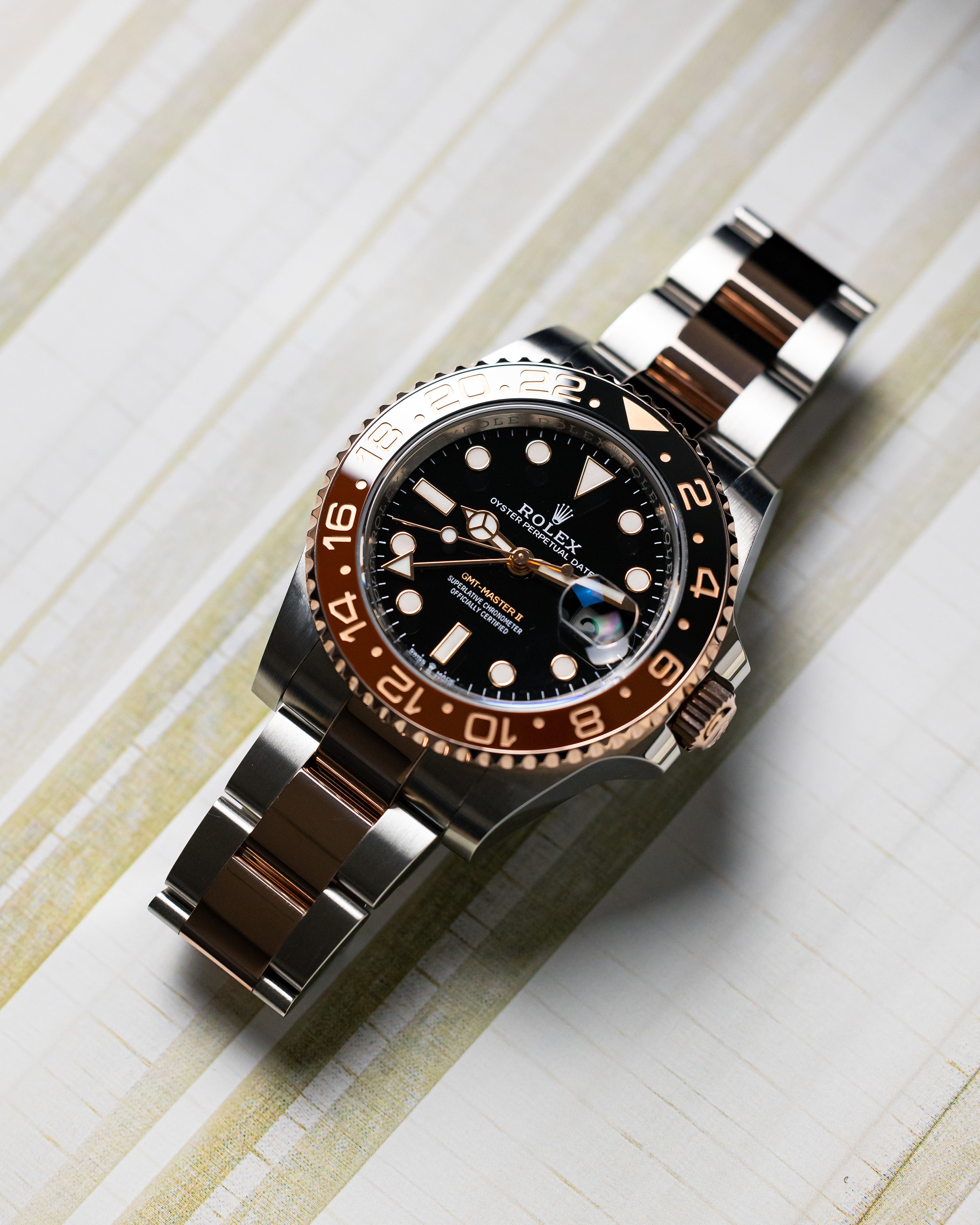 2025 Rolex GMT2 Two-tone Rootbeer