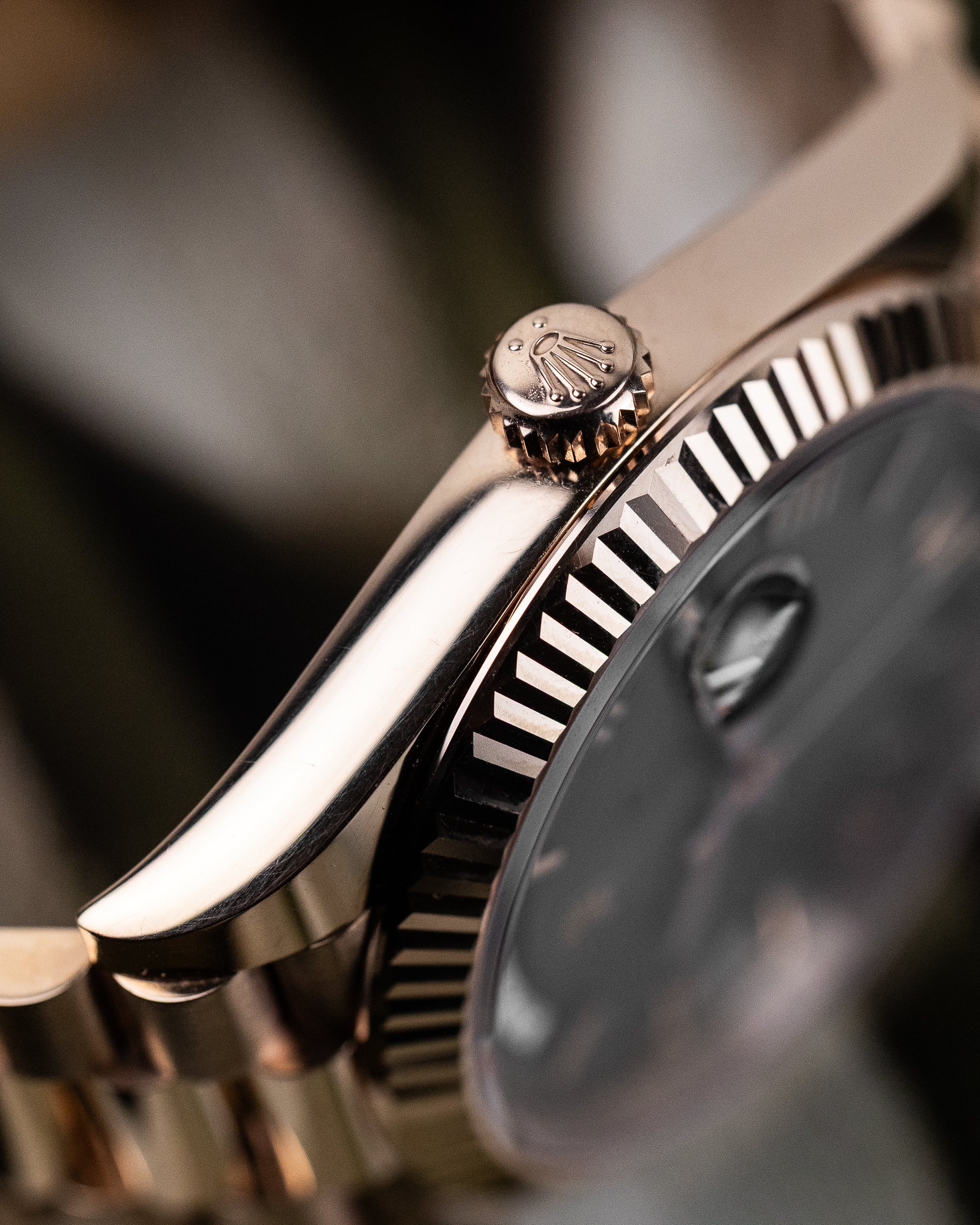 2022 Rolex Day-Date Rose Gold Olive Dial