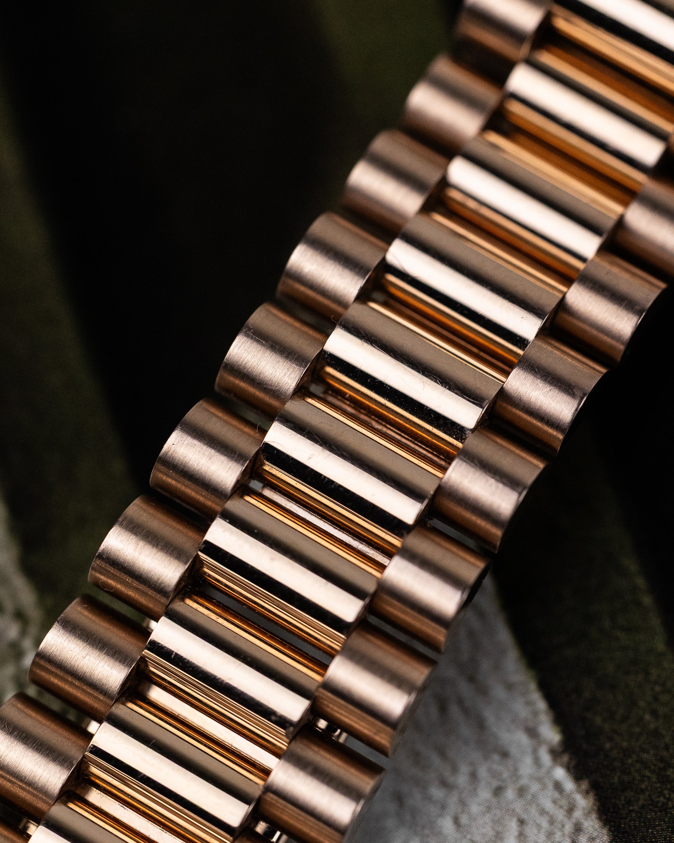 2022 Rolex Day-Date Rose Gold Olive Dial