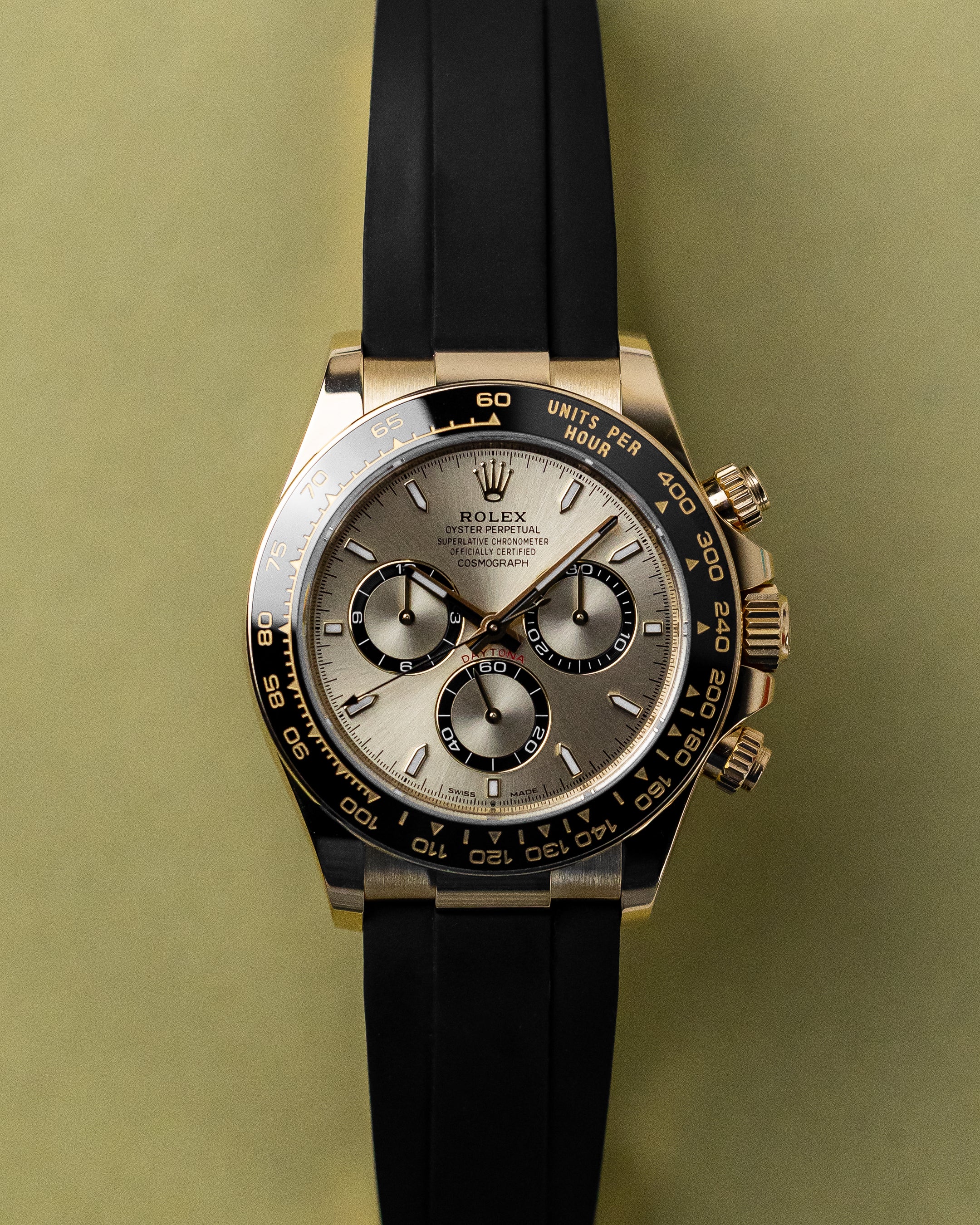 2023 Rolex Daytona Yellow Gold Oysterflex