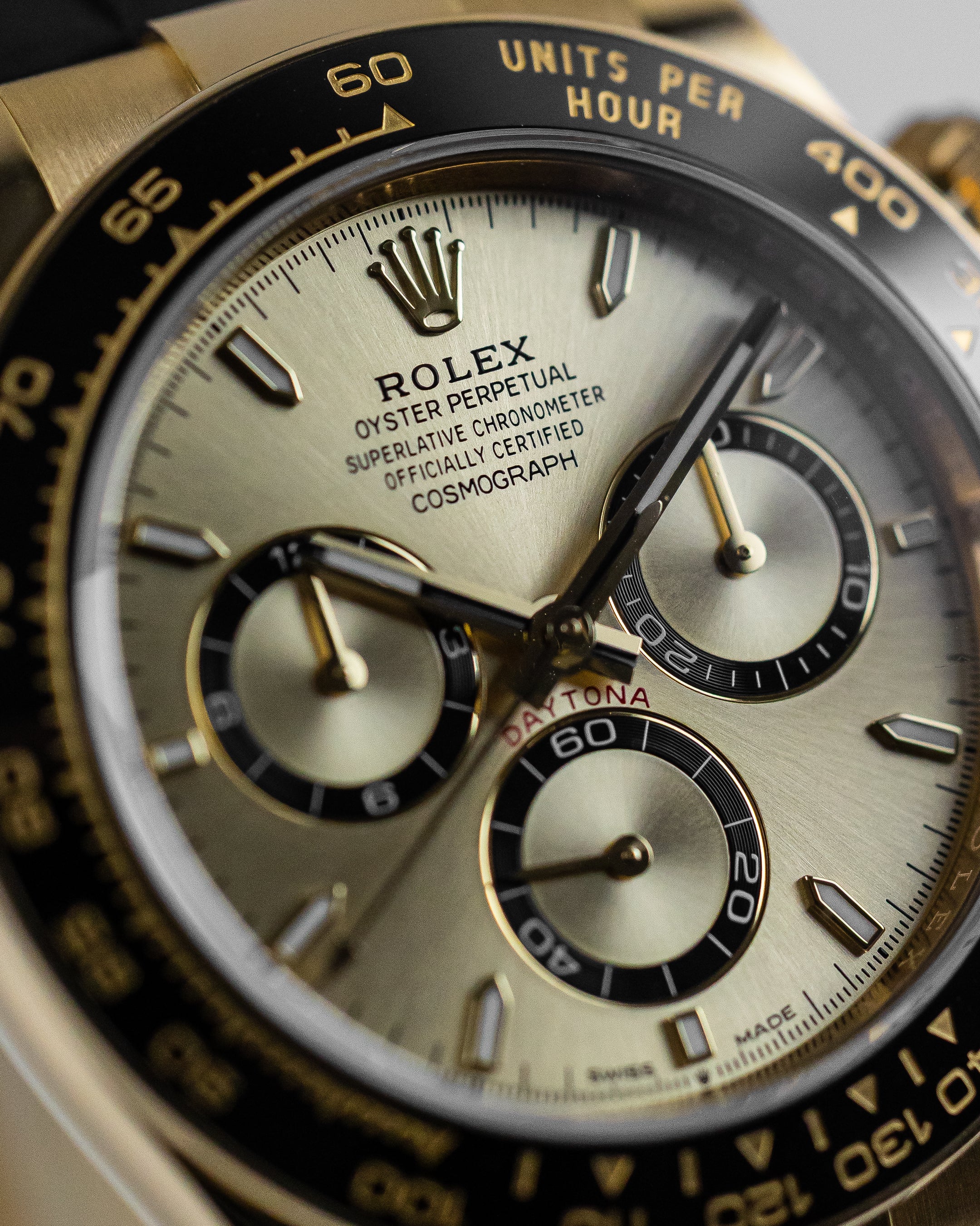 2023 Rolex Daytona Yellow Gold Oysterflex